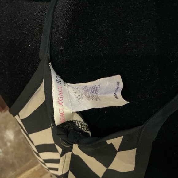 Agaci- Black & Beige Geo Top - M - Picture 3 of 3